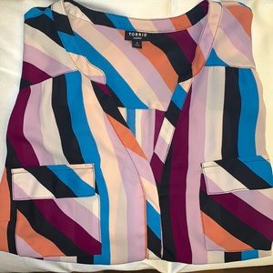 Torrid Flowing Tunic w/ 3/4 Length Sleeves